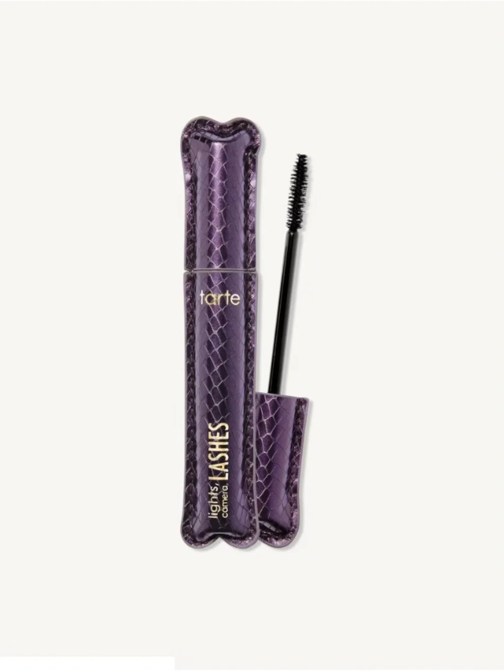 tarte Lights, Camera, Lashes Mascara in Metallic Purple with Gold Accents